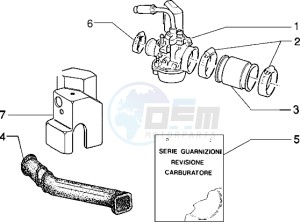 Typhoon 50 m.y. 2004 drawing Carburettor