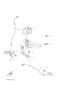 YZF125-A YZF-R125 (BGV3) drawing ELECTRICAL 3