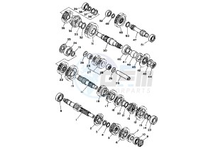 YFM X WARRIOR 350 drawing TRANSMISSION