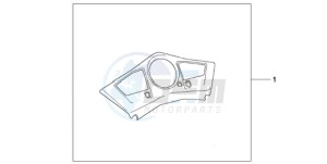 VFR8009 Ireland - (EK / MME) drawing METER PANEL