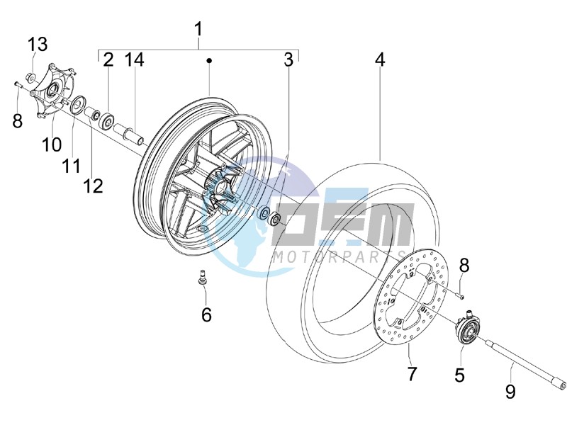 Front wheel