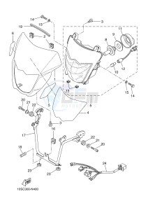 XT660X (10SC 10SC 10SC 10SC) drawing HEADLIGHT