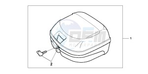 FES150 125 PANTHEON drawing TOP BOX 26L