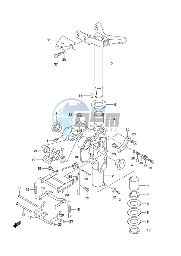 Swivel Bracket Remote Control