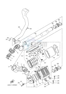 YXC700ES VIKING VI EPS SE (2USB) drawing INTAKE