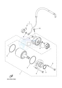 MTM690-U MTM-690-U XSR700 (B342 B342) drawing STARTING MOTOR