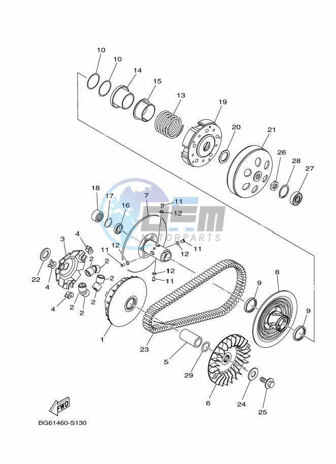 REAR BRAKE CALIPER