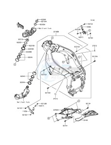 NINJA_ZX-6R ZX636EDF FR GB XX (EU ME A(FRICA) drawing Frame