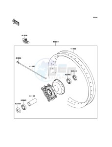 KX125 KX125M6F EU drawing Optional Parts