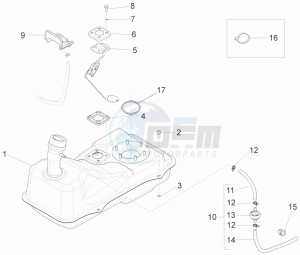 Fly 125 4t e3 (Vietnam) Vietnam drawing Fuel Tank