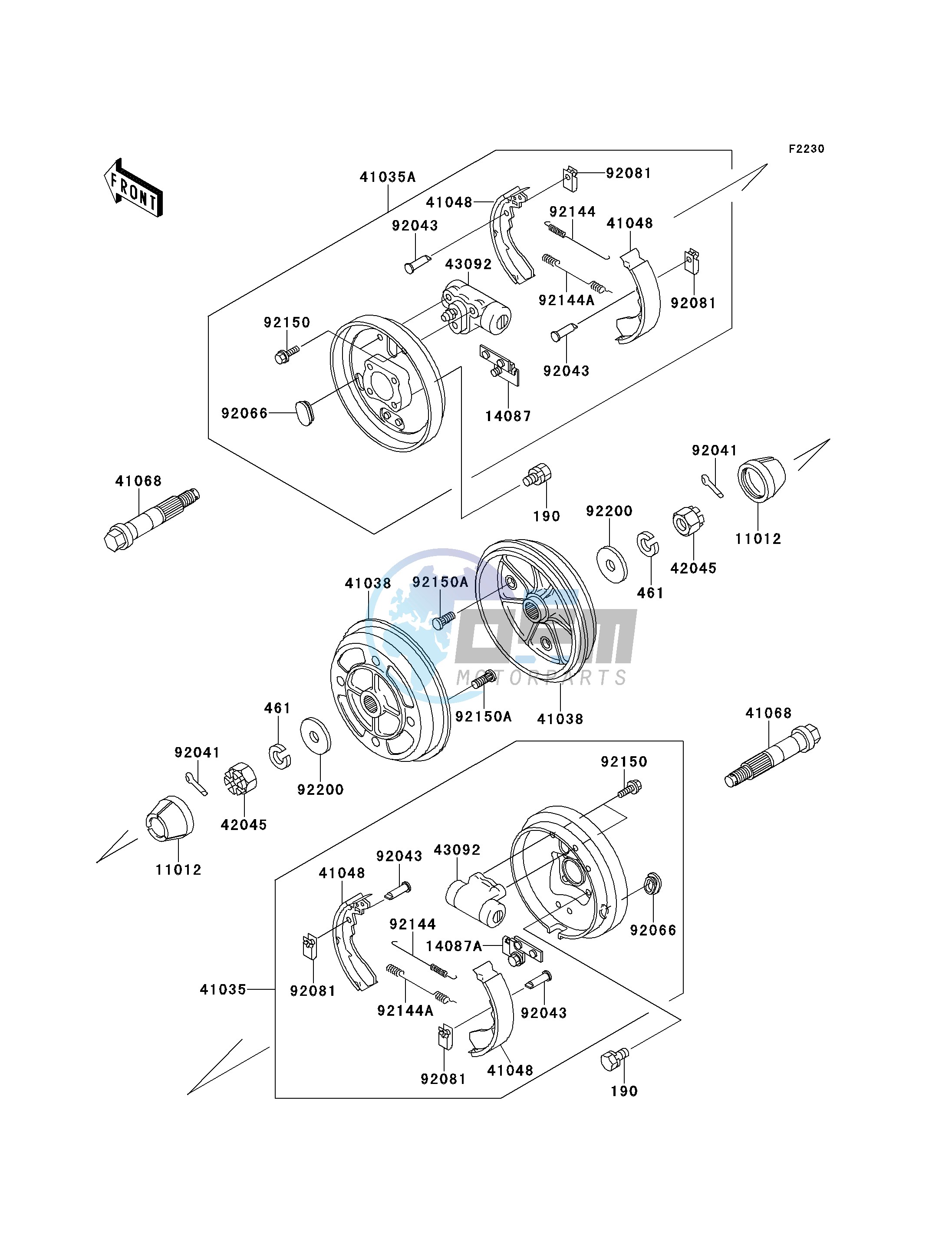 FRONT HUBS_BRAKES