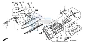 ST1300A9 CH / ABS MME - (CH / ABS MME) drawing CYLINDER HEAD COVER