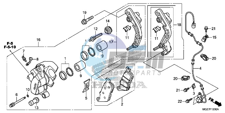 FRONT BRAKE CALIPER