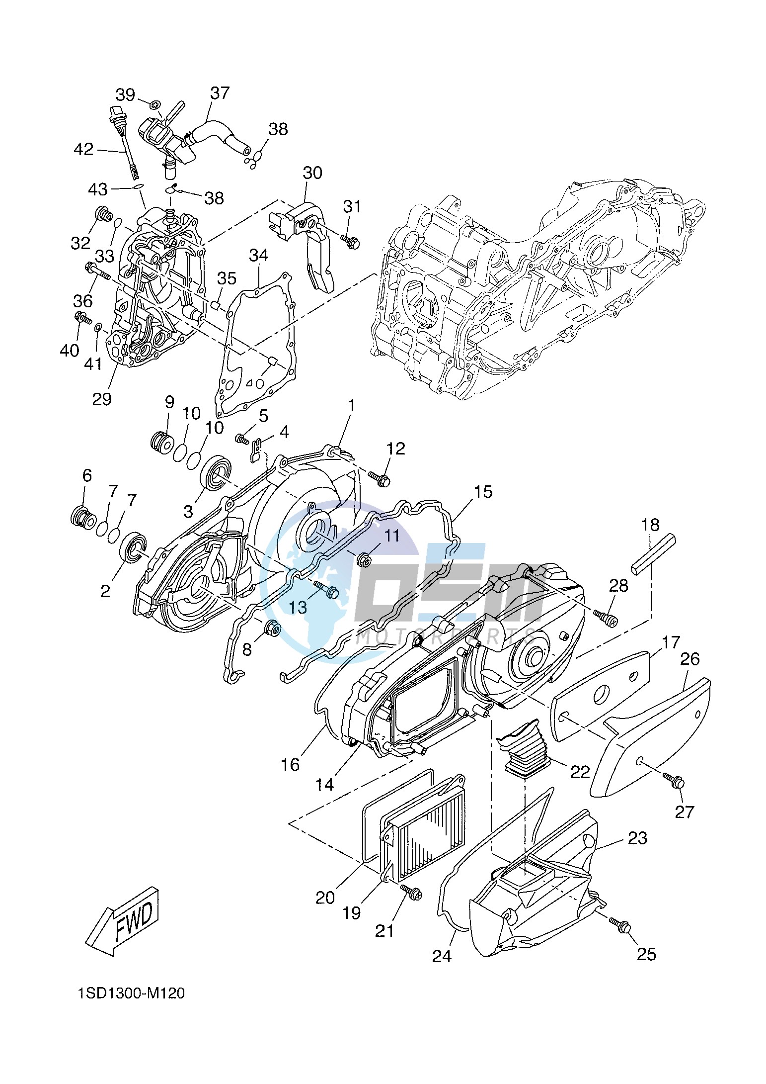 CRANKCASE COVER 1