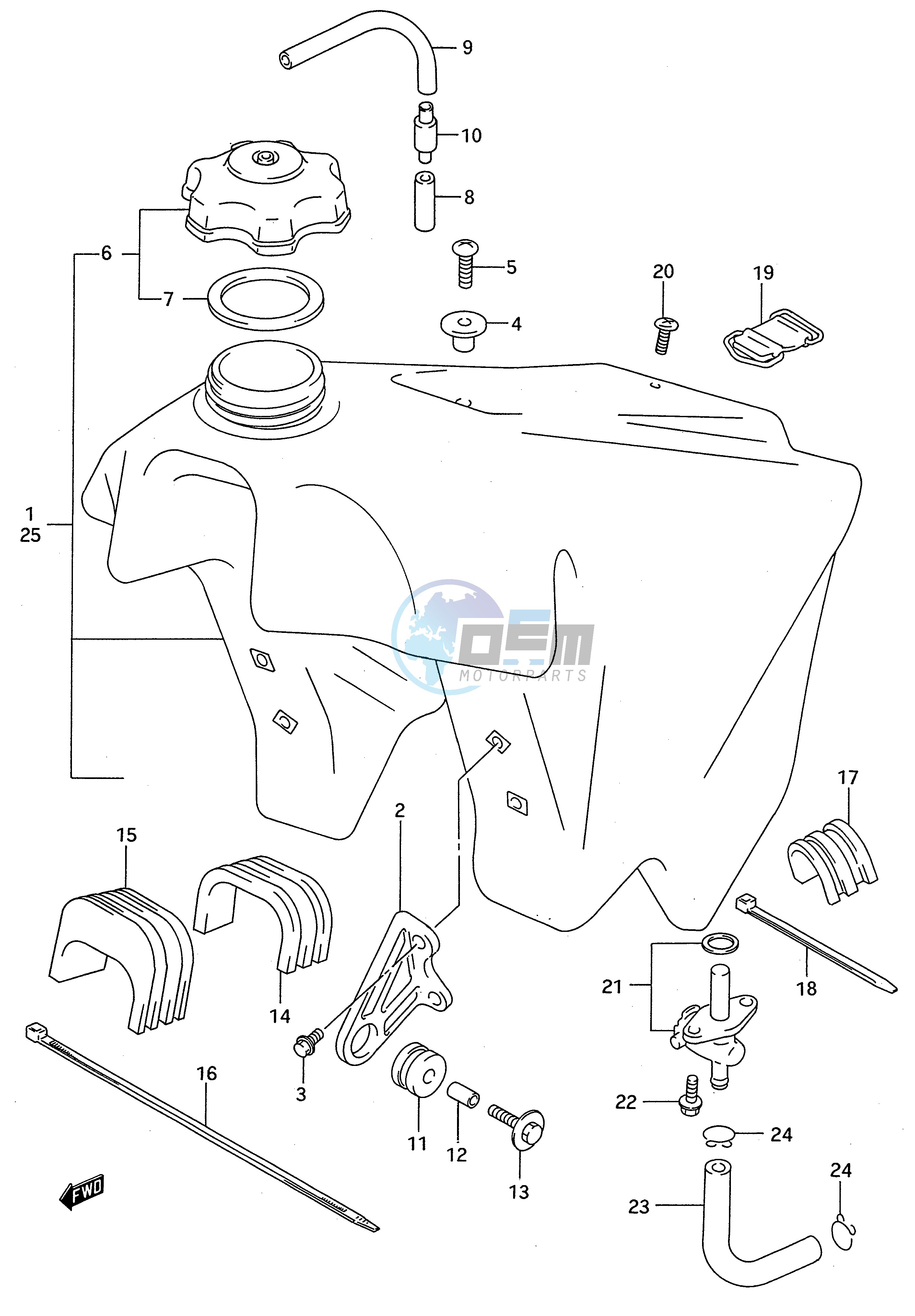 FUEL TANK (MODEL S)