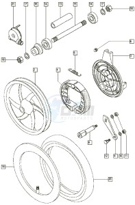 QUADRO_EX_L0-L1 50 L0-L1 drawing Front wheel