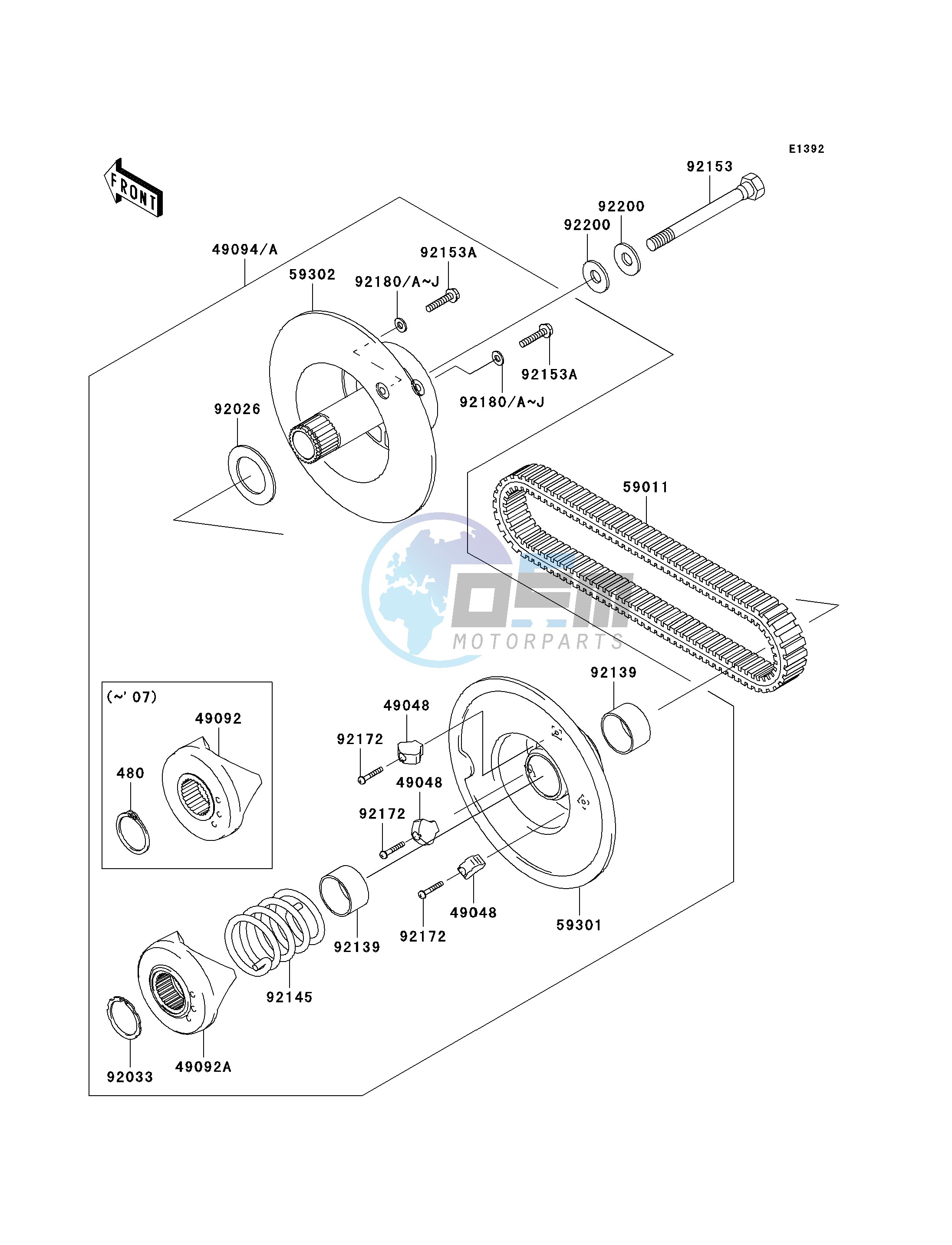 DRIVEN CONVERTER_DRIVE BELT