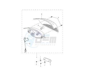 BW'S 50 drawing TAILLIGHT