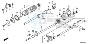 TRX420FPED TRX420 Europe Direct - (ED) drawing GEARSHIFT FORK