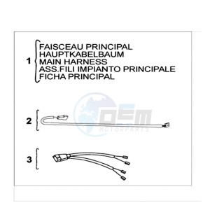 CITYSTAR 125 LC drawing PLUG WIRING HARNESS