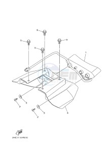 YXZ1000ETS YXZ10YESH YXZ1000R EPS SS SPECIAL EDITION (B577) drawing TAILLIGHT