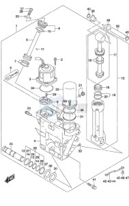 DF 350A drawing Trim Cylinder