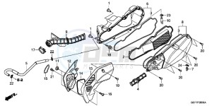 NSC50WHC drawing AIR CLEANER