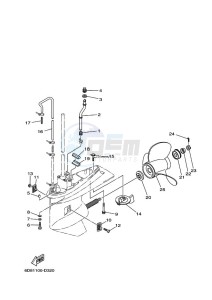 F80BETX drawing LOWER-CASING-x-DRIVE-2