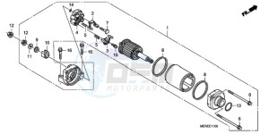 CBF600NA9 France - (F / ABS CMF) drawing STARTING MOTOR