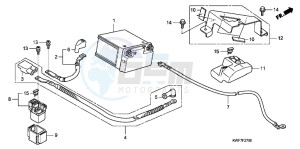 CBF125MB drawing BATTERY