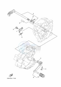 XTZ125E (1SBH) drawing SHIFT SHAFT