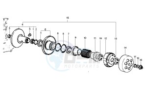 ET4 125-150 drawing Driven pulley