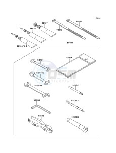 JET_SKI_ULTRA_300X JT1500HDF EU drawing Owner's Tools