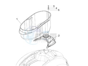 GTV 300 HPE SEI GIORNI IE E4 ABS (EMEA) drawing Helmet housing - Undersaddle