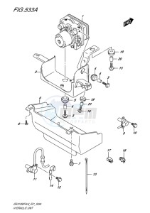 GSX-1250F ABS EU drawing HYDRAULIC UNIT