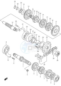 GZ250 (K3) drawing TRANSMISSION