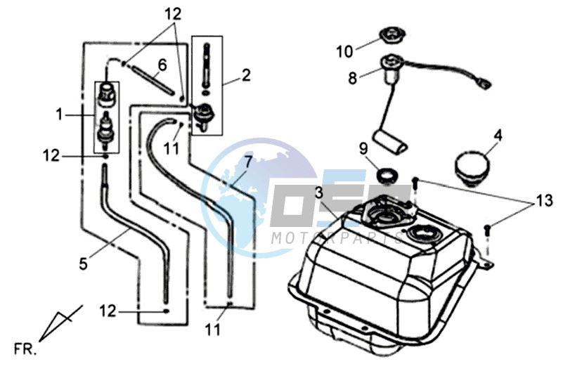 FUEL TANK - FUEL CUT