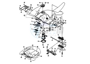 FJR A 1300 drawing FUEL TANK MY05