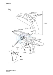 RM-Z250 (E24) drawing FENDER