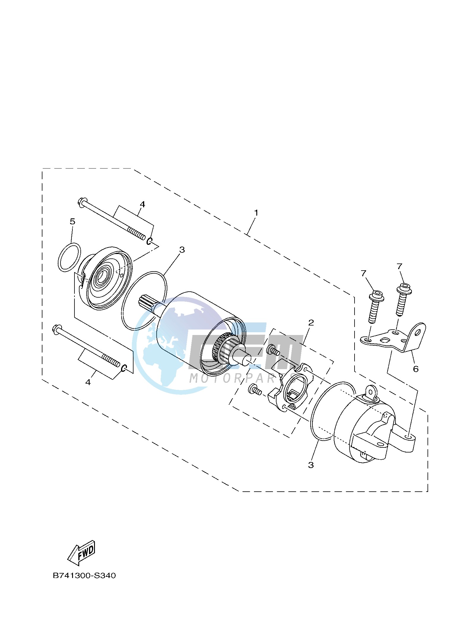 STARTING MOTOR