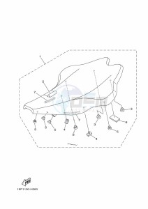 YFZ450R (BKDL) drawing SEAT