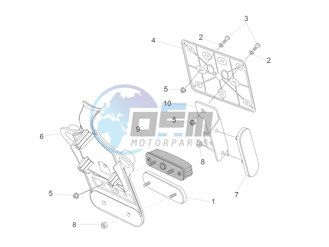 Rear body II- Plate holder