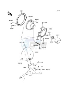 VN1700_CLASSIC_TOURER_ABS VN1700DEF GB XX (EU ME A(FRICA) drawing Headlight(s)