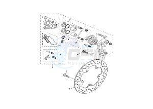 YP R X-MAX 125 drawing FRONT BRAKE CALIPER