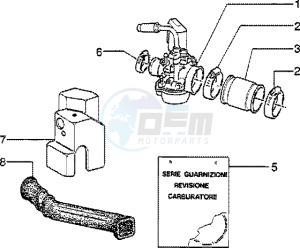 ET2 50 drawing Carburettor inlet