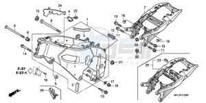 CBR1000RA9 Korea - (KO / ABS) drawing FRAME BODY