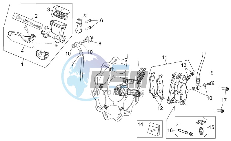 Front brake system