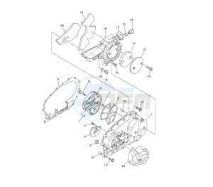 XP T-MAX ABS 530 drawing CRANKCASE COVER 1