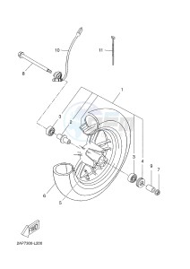 YN50F NEO'S 4 (2ACD 2ACD) drawing FRONT WHEEL