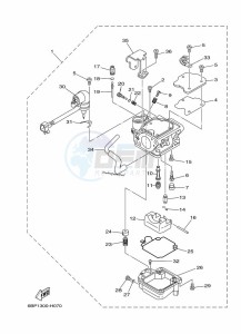 T25LA-2009 drawing CARBURETOR